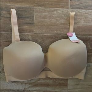 Women's Nude Strapless Bra